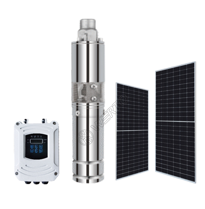 3”3WSQJ4 Dc Brushless Plastic Impeller Deepwell Solar Pump
