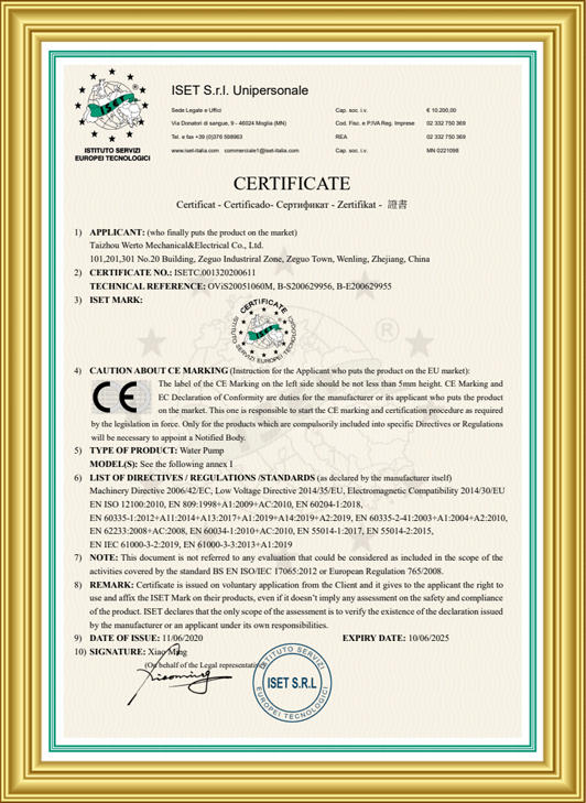 ISETC Certificate
